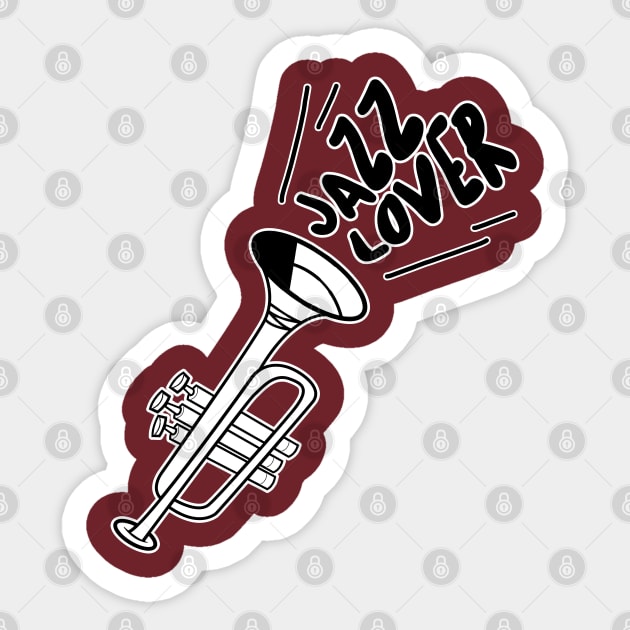 Jazz Lover Typography Design Sticker by DankFutura